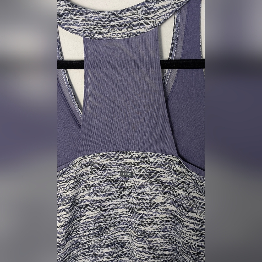 MPG Mondetta Golf Tennis Dress Activewear Purple Racerback Built-in Bra Sz M EuC - Picture 6 of 12